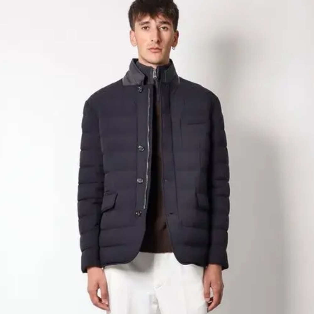 Moorer Zayn KN down jacket In Navy Men's Size 40